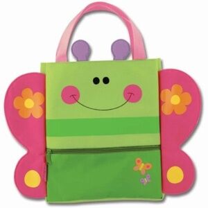 Stephen Joseph Butterfly Art Tote Bag